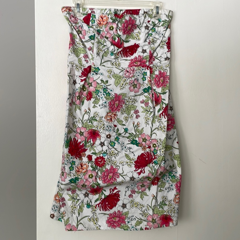 Old Navy Floral Strapless Dress